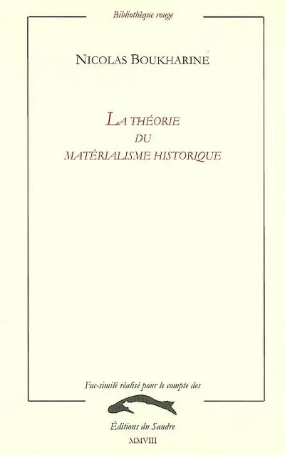 La théorie du matérialisme historique