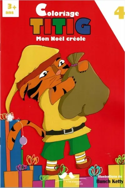 Titig : coloriage. Vol. 4. Mon Noël créole