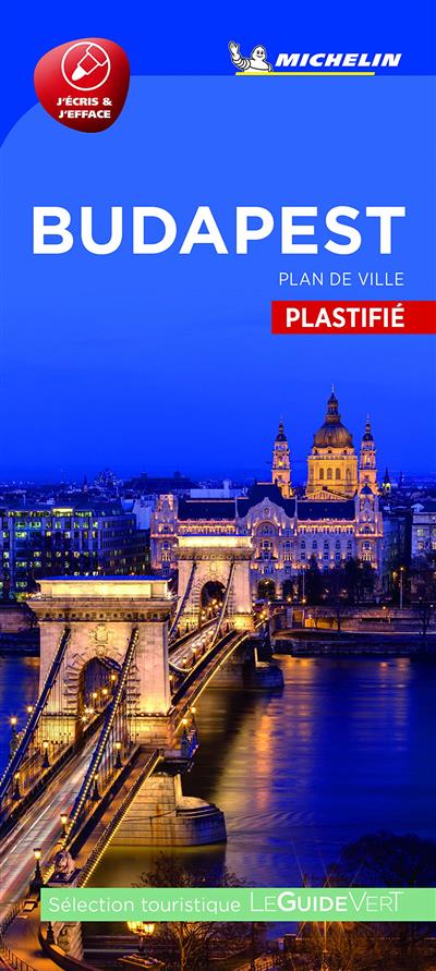 PLANS DE VILLE MICHELIN EUROPE - PLAN BUDAPEST (PLASTIFIE)