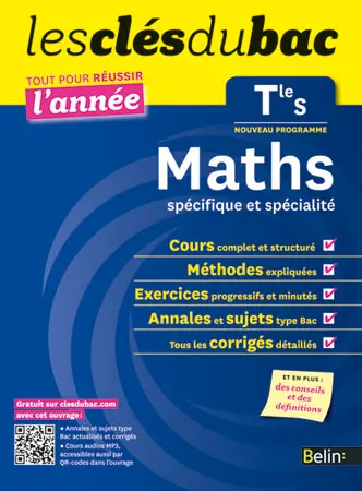 Maths spécifique et spécialité terminale S : nouveau programme