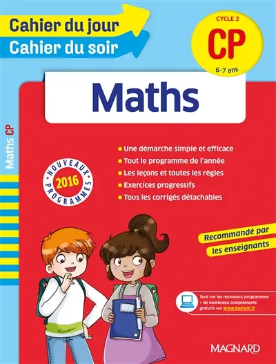 Maths CP, cycle 2, 6-7 ans : nouveaux programmes 2016