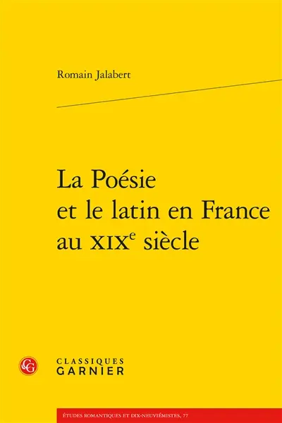 La poésie et le latin en France au XIXe siècle