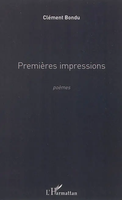 Premières impressions : poèmes