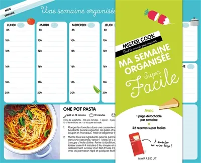 Ma semaine organisée super facile