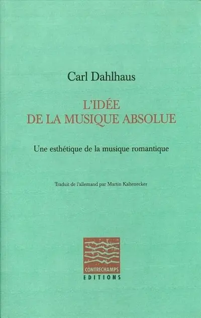L'idée de la musique absolue