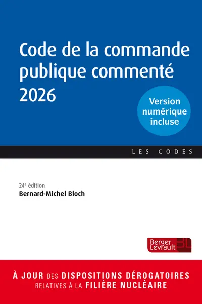 Code de la commande publique commenté 2026