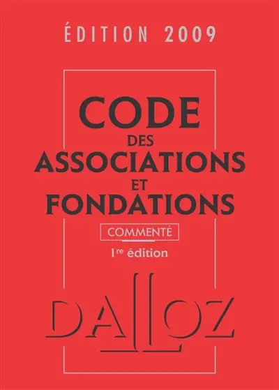 Code des associations et fondations commenté