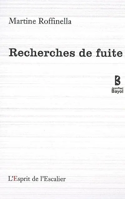 Recherches de fuite : histoires