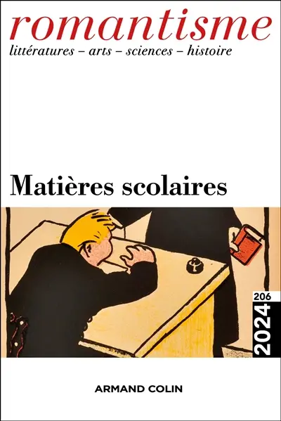 Romantisme, n° 206. Matières scolaires