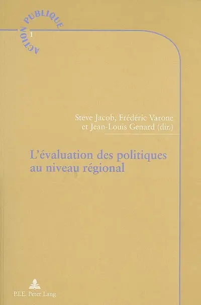 L'évaluation des politiques au niveau régional