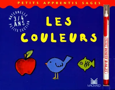 Les couleurs, maternelle petite section (3-4 ans)