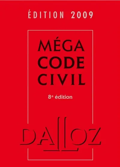 Mégacode civil 2009