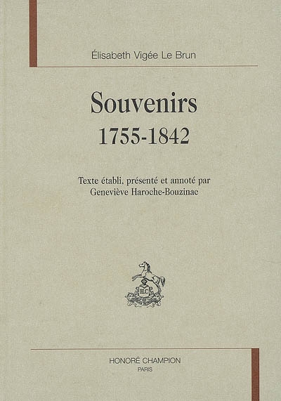 Souvenirs (1755-1842)