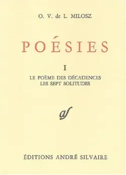 Oeuvres complètes. Vol. 1. Poésies 1