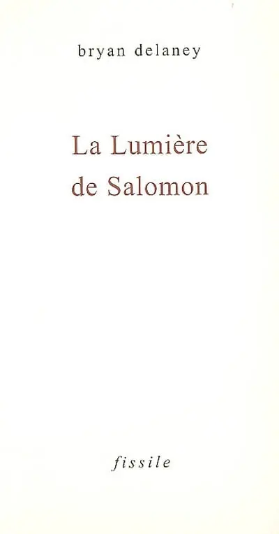 La lumière de Salomon