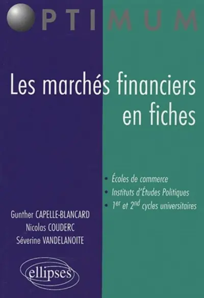 Les marchés financiers en fiches