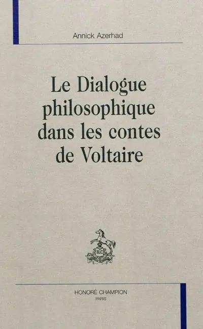 Le dialogue philosophique dans les contes de Voltaire