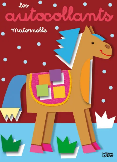 Les autocollants maternelle. Le cheval