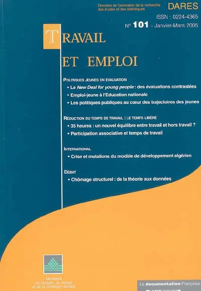 Travail et emploi, n° 101