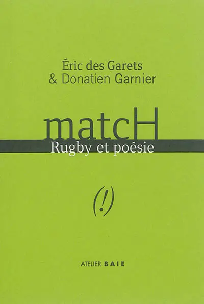 Match : rugby & poésie