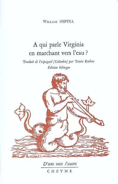 A qui parle Virginia en marchant vers l'eau ?