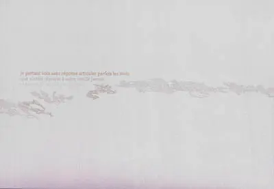 Je partant voix sans réponse articuler parfois les mots