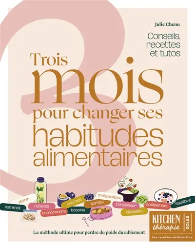 3 mois pour changer ses habitudes alimentaires : recettes, conseils et tutos : la méthode ultime pour perdre du poids durablement