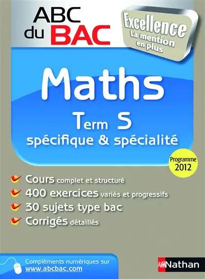 Maths : term S obl. & spé.