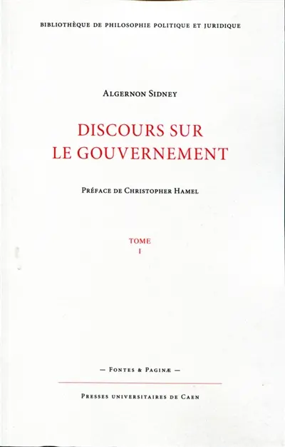 Discours sur le gouvernement