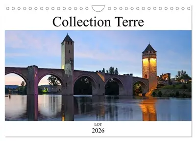 Collection Terre LOT (Calendrier mural 2026 DIN A4 vertical), CALVENDO calendrier mensuel : Le département du Lot