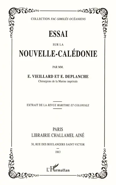 Essai sur la Nouvelle-Calédonie : extrait de la Revue maritime et coloniale