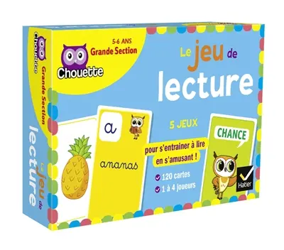 Le jeu de lecture : grande section, 5-6 ans : 5 jeux pour s'entraîner à lire en s'amusant !