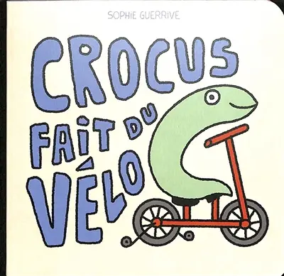 Crocus. Crocus fait du vélo