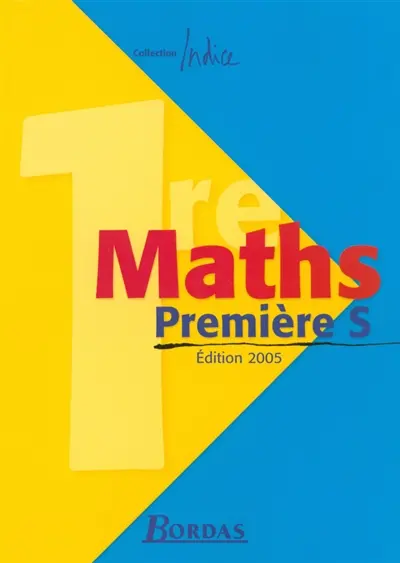 Maths première S