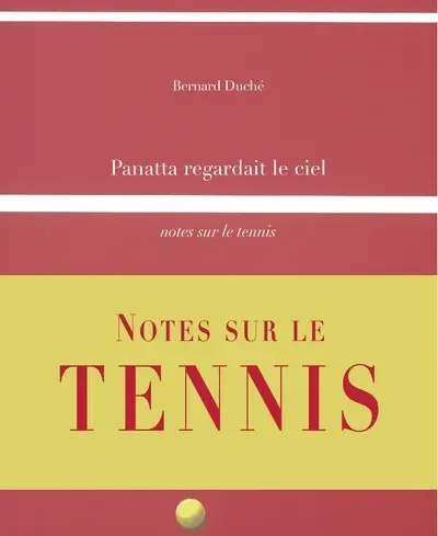 Panatta regardait le ciel : notes sur le tennis