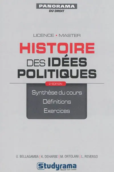 Histoire des idées politiques : de Hérodote à Hannah Arendt : synthèse du cours, définitions, exercices
