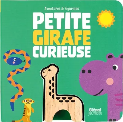 Petite girafe curieuse