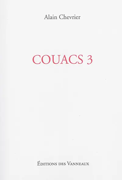 Couacs. Vol. 3