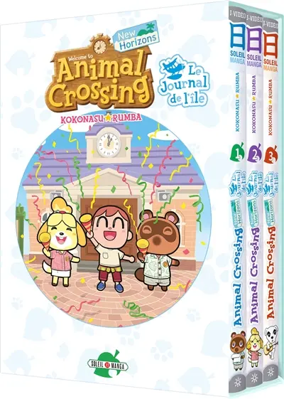 Welcome to Animal crossing new horizons : le journal de l'île : coffret volumes 1, 2, 3