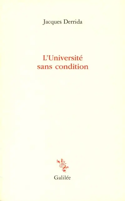 L'université sans condition