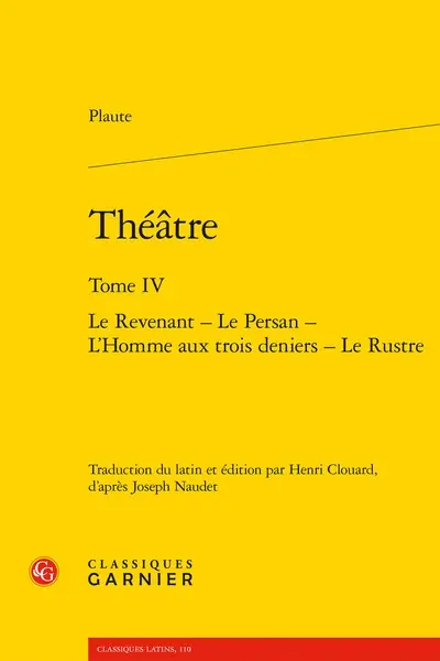 Théâtre. Vol. 4