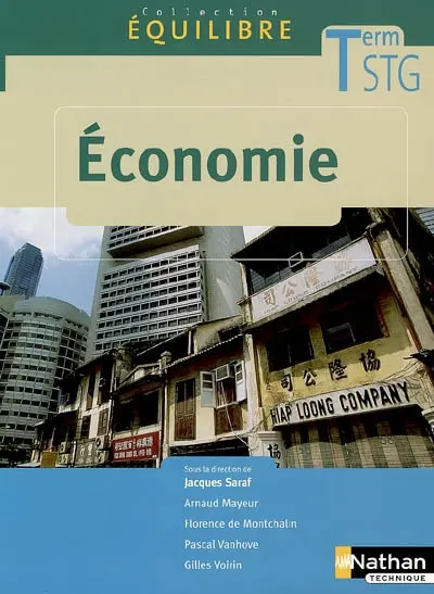 Economie, terminale STG