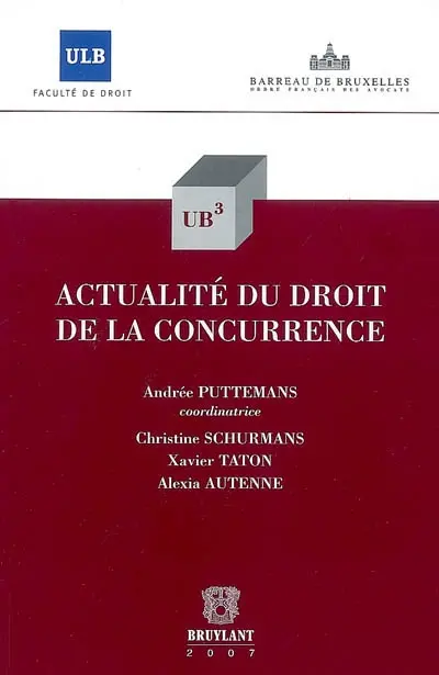 Actualité du droit de la concurrence