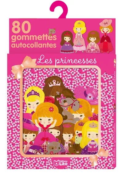 Les princesses : 80 gommettes autocollantes