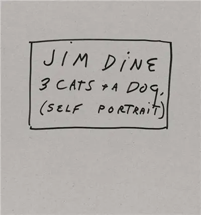 Jim Dine 3 Cats and a Dog Self Portrait (Limited edition of 50 sets)