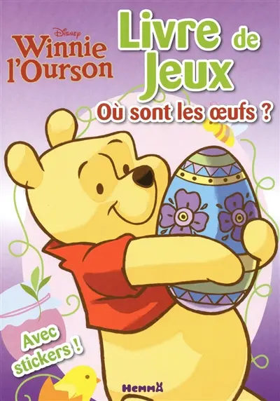 Winnie l'ourson : où sont les oeufs ? : livre de jeux