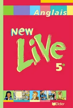 New live, anglais 5e : manuel