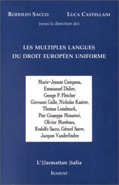 Les multiples langues du droit européen uniforme