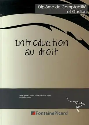 Introduction au droit DCG : diplôme de comptabilité et gestion