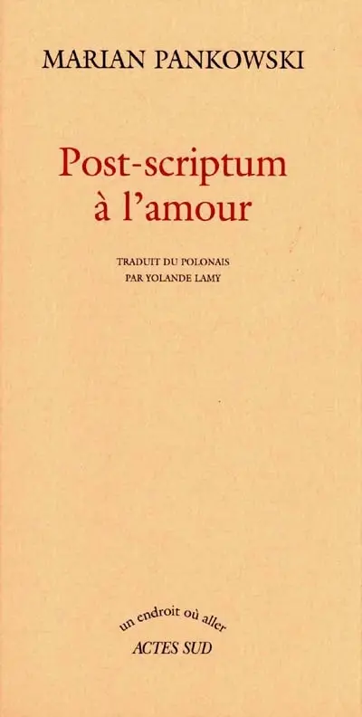 Post-scriptum à l'amour